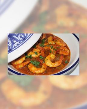 Tajinade de crevettes