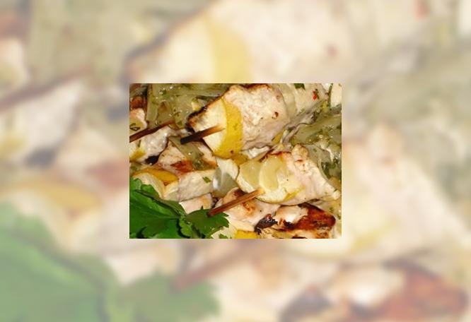 Brochettes nature d'espadon