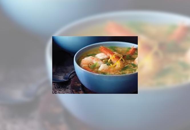 Soupe crevette aux vermicelles