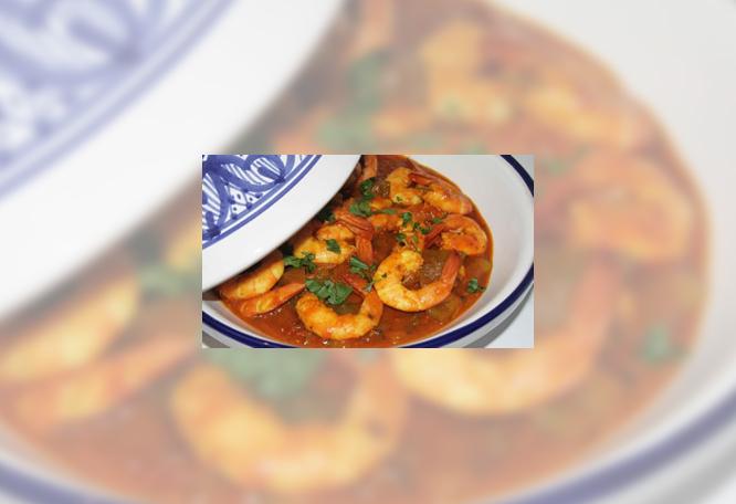 Tajinade de crevettes