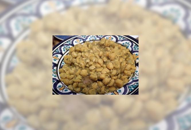 Thon rouge marocanisé aux poids chiches